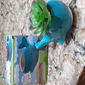 Accent Whale Planter